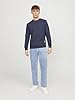 JACK & JONES Herren Jjebasic Crew Neck Noos Sweatshirt, Marineblau Blazer, XL EU #4