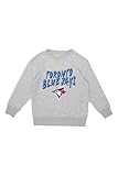 Gertex MLB Kids/Youth Light Grey Crew Neck Toronto Blue Jays (ALT Logo Medium)