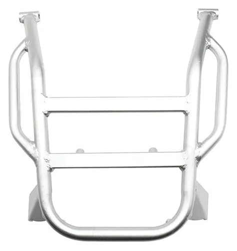 Motorrad HeckGepäckträger Für S&uzuki Für DR650 Für DR650SE Motorrad Halterung Gepäck Ablage Satteltasche Halterung Hinterrad Gepäckträger Sitzbank Gepäck(Silver)
