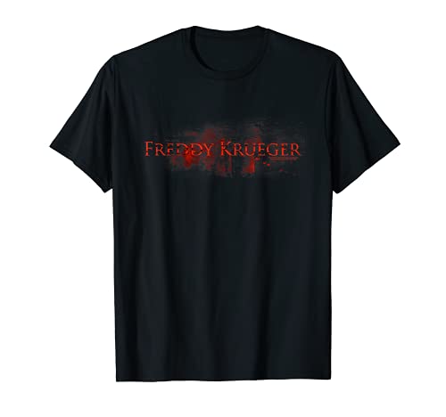 Una pesadilla en Elm Street Freddy Kruegar Nombre Tag Camiseta