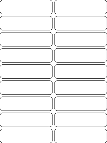 NP Label Plain White Paper Stickers for Long Life and Generally Use Indoor and Outdoor Use, Easy Peel-Off Cut, Adhesive Blank Sticky Sheets (75X20 MM, 500 Label Per Packet)