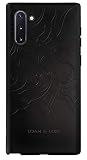 LOAM & LORE - Coque écologique biodégradable et compostable pour Samsung Galaxy Note 10, protection à base de plantes et durable, zéro déchets Android Vegan (noir)