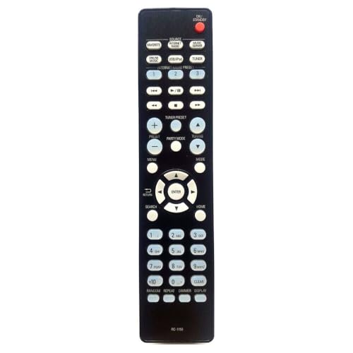 XINFUTE Passend für DENON RC-1159 Heimkino-Audio-DVD-Fernbedienung DNP-720AE DNP-730AE