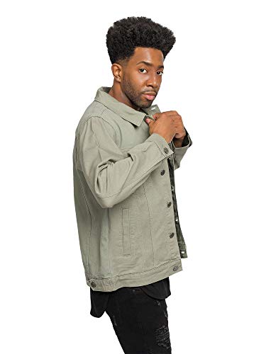 Image of VICTORIOUS Men's Distressed Denim Jacket