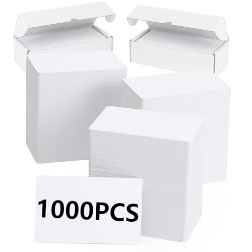 Imprimante de badges d'identité compatibles avec cartes PVC blanc CR80 30 mm vierges x1000
