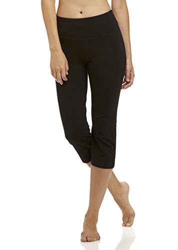 Marika Women's Zoey Tummy Control Capris, Black, Large