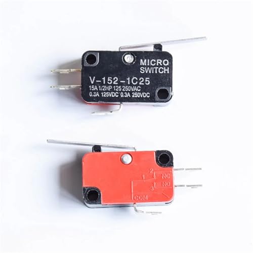 Microswitch momentáneo V-153 de 15A para control sin fallos 4