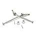 Hosim RC Car Metal Front CVD Drive Shaft Set Accessory Spare Parts 30-WJ02 1/16 9130 RC Car (2 Pcs)