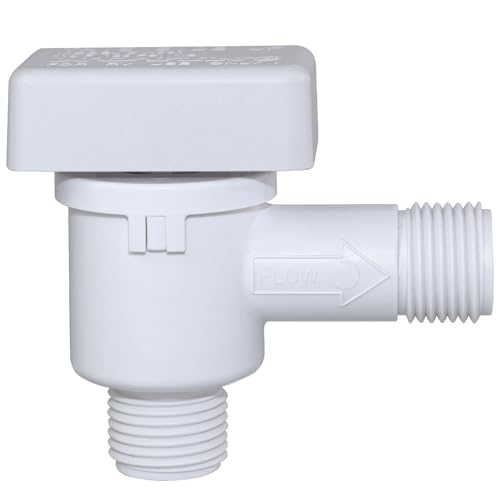 Image of RV Vacuum Breaker Check Valve,Brass Camper RV Black Tank Flush Check Valve | Replace Leak RV Vacuum Breaker on Black Tank System,Reduce Noise&Wet Floor,Prevent Backflow,Improve Freshwater 571-VAC-CHK-A