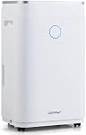 COSTWAY 4000 sq. ft. basement and large room dehumidifier, 60-quart dehumidifier with 3 modes, 3-color digital display, 24-HOUR timer, 1.7 gallon water tank