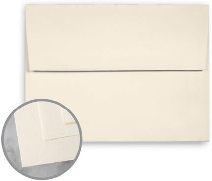 CLASSIC Linen Classic Natural White Envelopes - A2 (4 3/8 x 5 3/4) 24 lb Writing Linen Watermarked 250 per Box