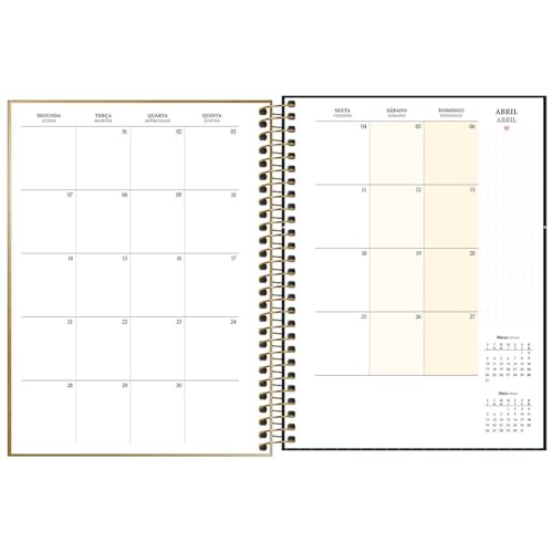 Tilibra - Planner Espiral 17,7 x 24 cm West Village Metalizado 2025 - Roxo