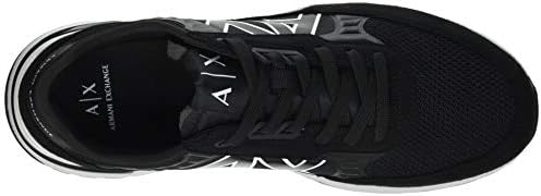 A|X ARMANI EXCHANGE Men's Colorblock Fashion Sneakers, Black, 9.5 | Image 4