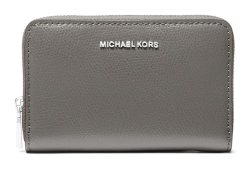 Image of Michael Kors Womens, Jet Set Small Zip Around Card Case, Slate, One Size