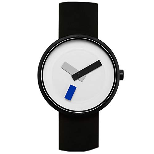 Projects Watches "Suprematism Blue Acciaio IP Nero Blu Bianco Silicone