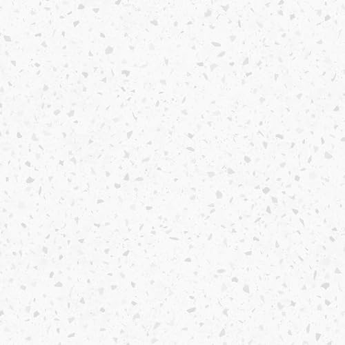 Image of Premium Sleek White Quartz Square Edge Laminate Kitchen Worktop 3000 x 620 x 22mm, White Quartz Effect Surface, Durable Laminate Countertop for All Kitchens (1043827)