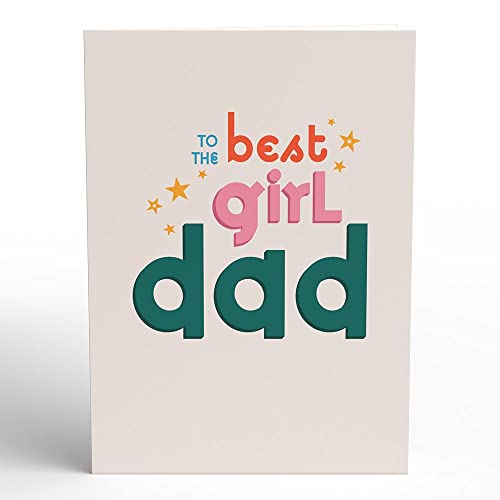 Lovepop Girl Dad Father’s Day Pop-Up Card, 5 X 7”, Father's Day Card From Daughter, Gift For Father’s Day, Unique Greeting Card With Envelope #TOP3