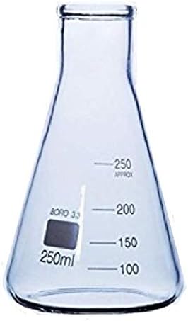 Rocwing - Borosilicate 3.3 Graduated Conical Glass Flask for Laboratory (500ml)