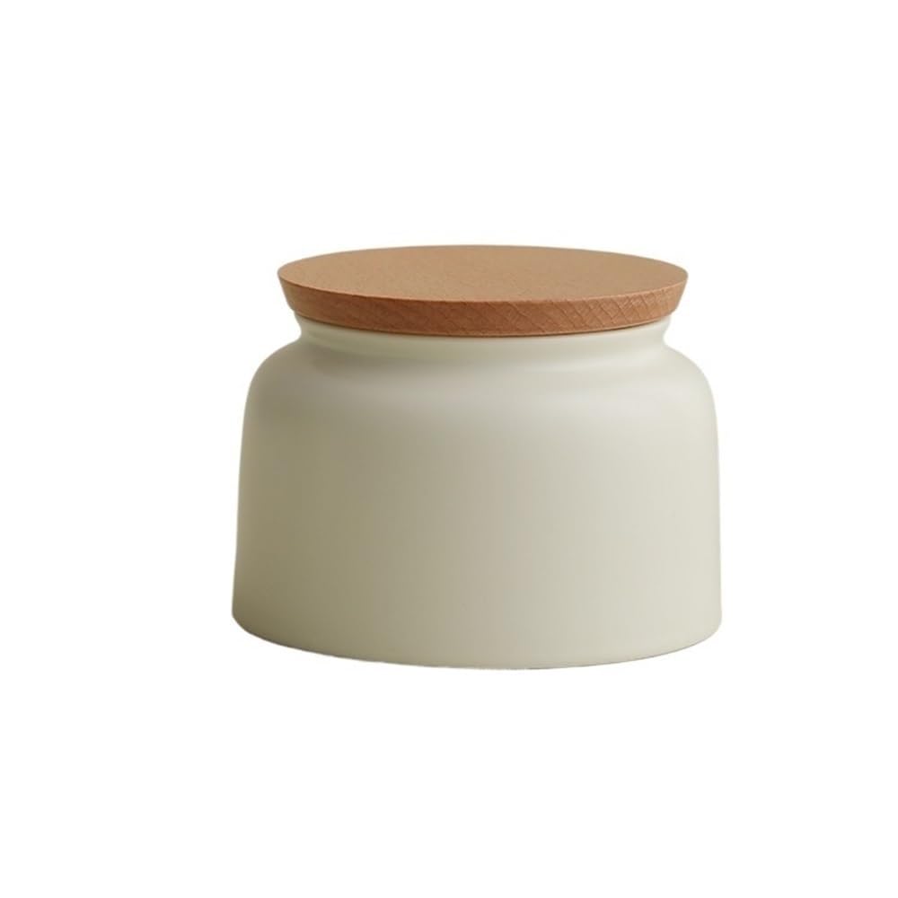 Bx9rE7tK3g Kitchen Storage Jar Household Ceramic Tea Canister 300ml For Kitchen Spice Storage, Caddy,Coffee Jar Ceramic Tea Canister