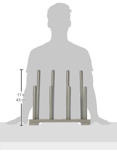 Esschert Design - Mensola Rettangolare Per Bagagliaio, 25 X 41 Cm, Colore: Grigio - 3