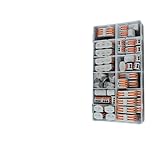 JEQGDLUI Caja de Bloques de terminales híbridos en Caja de 2/3 Pines, Conector de Cable rápido, conexión doméstica compacta Universal, SPL-2/3 de Empuje(6 in 1 Mix 45pcs)