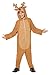 Smiffys Costume de renne, Brun, avec combinaison