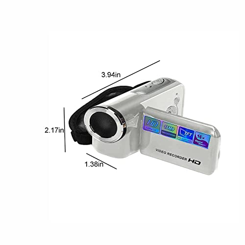 Digital Camera for Beginner, 16 Million Mp Mini Vlogging Camera, Cameras for Photography with 2in LCD Continuous Shooting, Face Detection, Vintage Camera, Cool Stuff, Travel Essensials