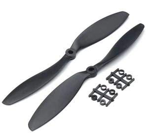 MSRKart HD Propellers 1238(12X3.8) ABS Black 1CW+1CCW-1pair