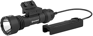 OLIGHT Javelot Tac M 1000 Lumens Tactical Flashlight, Mlok Rail Mounted Rechargeable Weaponlight with 600 Meters Long-Range Distance, Removable Slide Rail Mount and Remote Pressure Switch (Black)