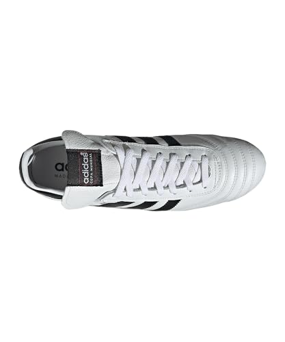 Image of adidas F50 League Laceless Firm /Multi-Ground Boots, White Black, 9.5 US