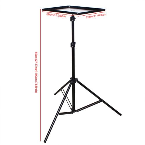 Soporte universal para proyector, altura ajustable, capacidad de carga máxima de 5 kg, soporte para ordenador portátil, estante, soporte para trípode
