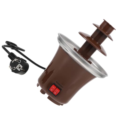 Mobestech Chocolate Fondue Fountain Temperature Design for Parties Easy to Use Chocolate Melting Machine for Weddings Celebrations Includes
