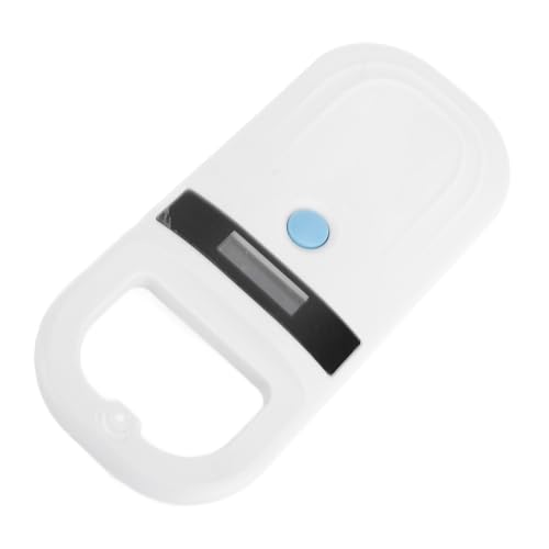 Xixian 動物IDリーダー、充電式ペットマイクロチップスキャナー、USB CおよびBT送信、134.2KHz周波数、ISO11784 / 85 FDX-B、人間工学に基づいたデザイン、長い作業時間、家畜管理に最適、ABS素材 (白)