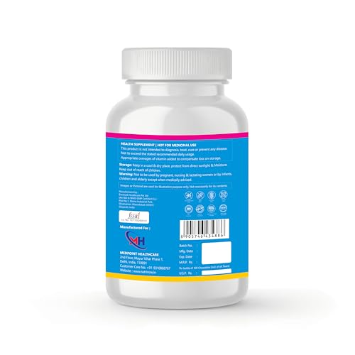 Image of Methyl B12 & Folate Chewable Tablets | Vitamin B12 (Methylcobalamin), Vitamin B6 & Folate Supplement for Nerve Support, Brain Wellness & Energy Metabolism | 60 Tablets