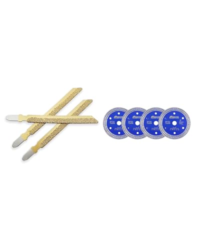 Lames de scie sauteuse diamantée et disque de tronçonner SHDIATOOL pour carrelage