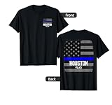 City of Houston Police Officer Texas Policeman T-Shirt