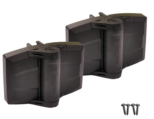 TCHDMA1S3BT TruClose Multi-Adjust Heavy Duty Gate Hinges, Self-Closing, 3-Way Adjustable, for Vinyl and Composite Square Post Gates up to 154 lbs Black, 2 Count