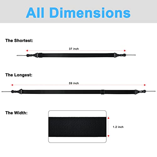 Rantice Adjustable Removable Shoulder Straps For Tablet Case (Black) #TOP1