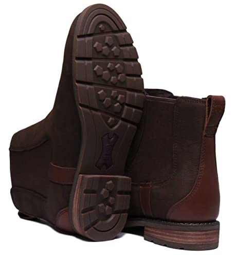 Botas Ariat Wexford H2O Java de cuero premium, calzado impermeable de lujo talla 40 EU 4
