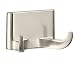 Randall Series Double Robe Hook Bath Accessories - Brushed Nickel