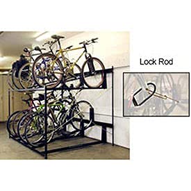 Saris 8-Bike Rack Double Decker, Locking