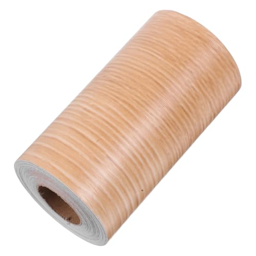 Zerodeko Cinta Adhesiva De Pvc Resistente Diseño De Veta De Madera Realista Para Decoración De Muebles Diy y Revestimiento De Paredes, Cortable, Para Bricolaje, 10 Metros, Caqui Madera