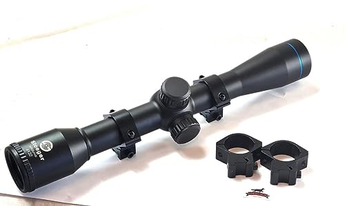 ARMERIAONLINE SINCE 1999 Cannocchiale Ottica ottiche per carabina Aria compressa 4x32 Stoeger da con attacchi da 11mm Ottica carabina a piombini