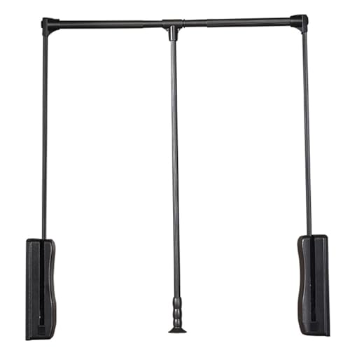 Barres de levage pour penderie 550 x 700 mm réglables argent pour placard de chambre