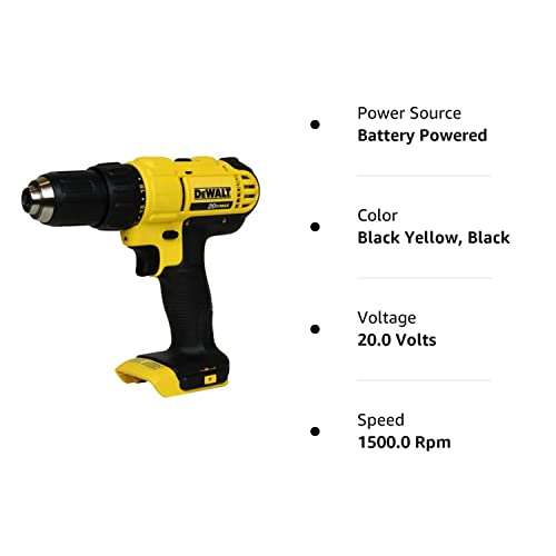 Dewalt DCD771B 20V MAX Cordless Lithium-Ion 1/2 inch Compact Drill Driver - Bare Tool - Image 3