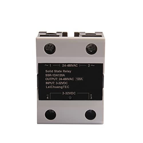 Relais à semi-conducteurs monophasé SSR 60A DC-DC anti interférence électrique
