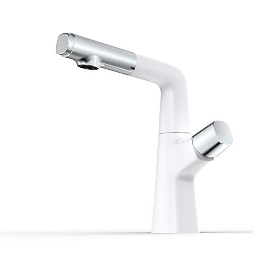 Robinet lavabo anti éclaboussure monotrou en laiton pour remplacer un vieux mitigeur