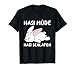 Hasi M&uuml;de Hasi Schlafen Schlafshirt Hase Kaninchen H&auml;schen T-Shirt