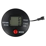 Yuanpgky Contador paso a paso con pantalla digital para hacer ejercicio para máquinas de bicicleta y escaleras, compatible con equipos cardiovasculares de fitness, accesorio de gimnasio de plástico