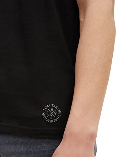 TOM TAILOR Mannen Basic T-shirt in dubbelverpakking met V-hals - Afbeelding 6